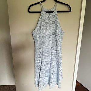 Baby Blue Eyelet Dress